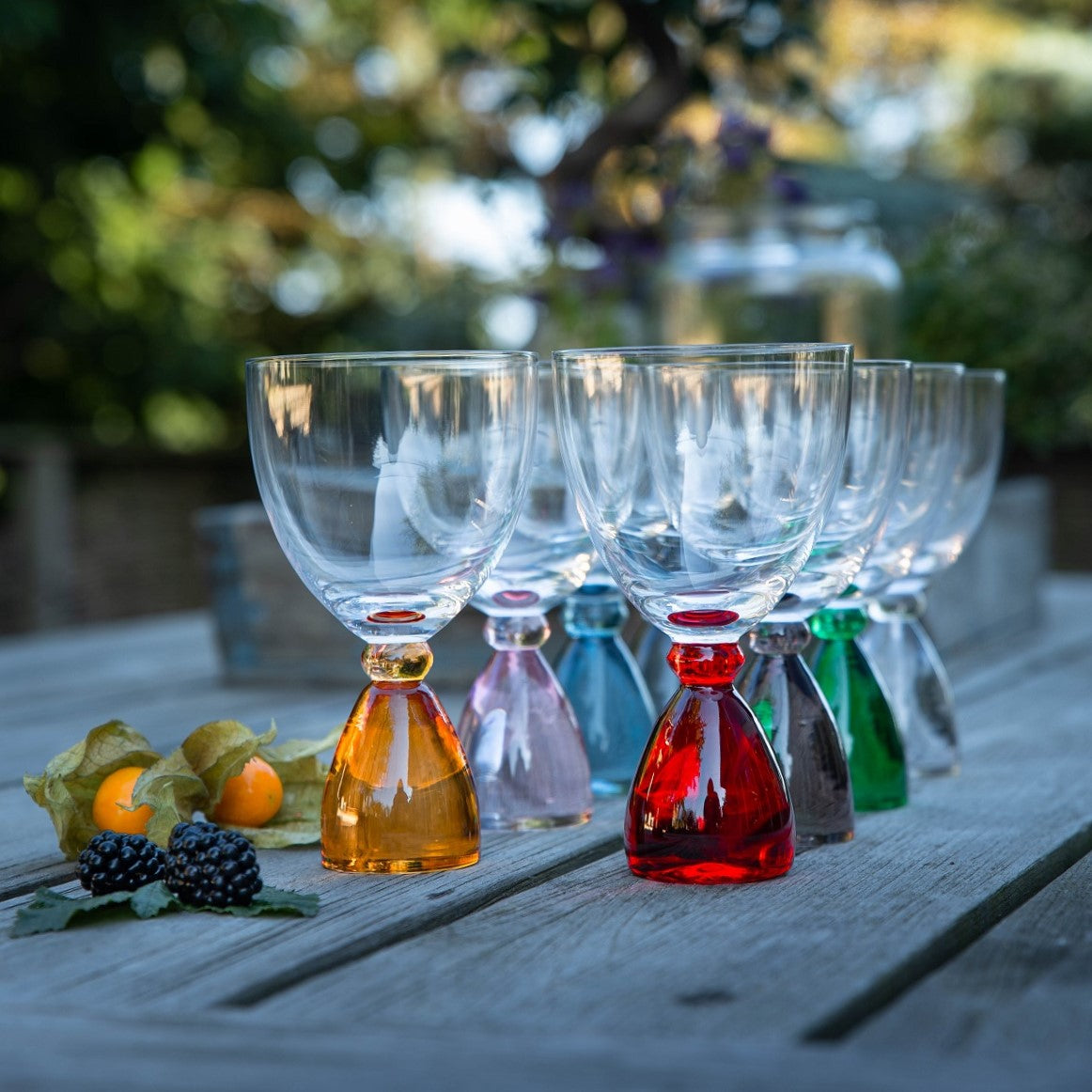 Mouth-blown DotCom wine glass, rose - designed by Pernille Bülow – Pernille  Bülow A/S