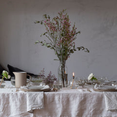 My Spring Table With Danish Recycled Glassware