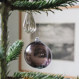 SKY Christmas ornament, aubergine