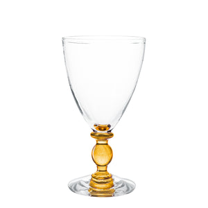 Balu red wine glass, golden