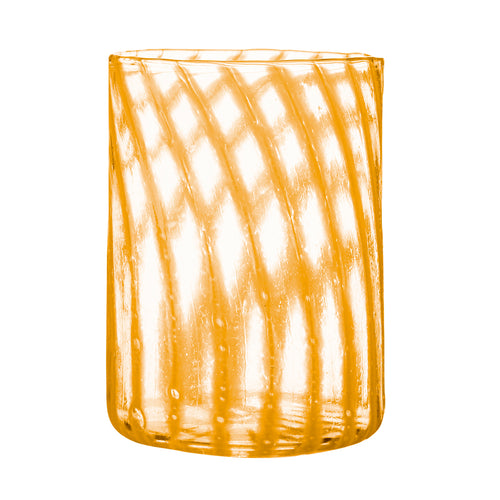 Velvet glass, orange