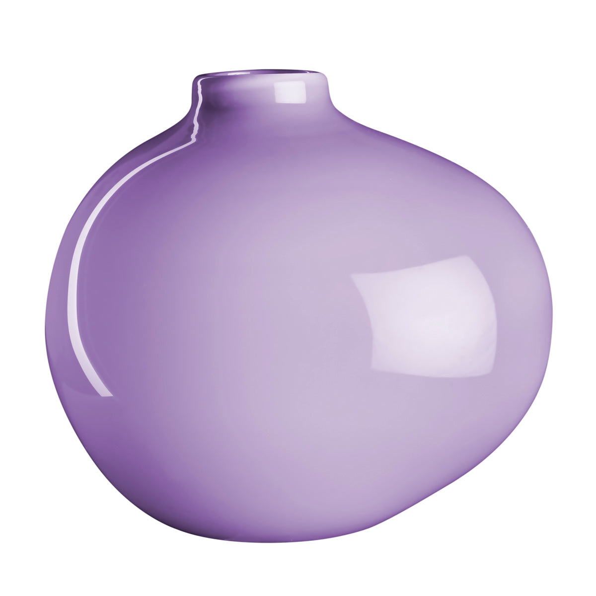 Bird vase, purple