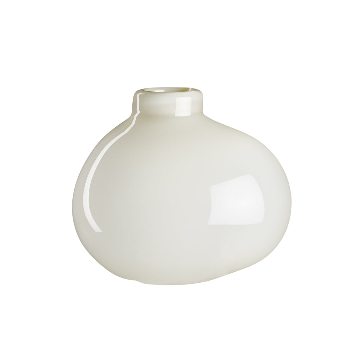 Bird vase, light olive