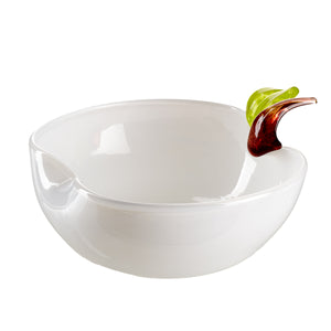 Mini apple bowl, white