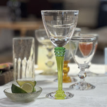 Tempel wine glass, green