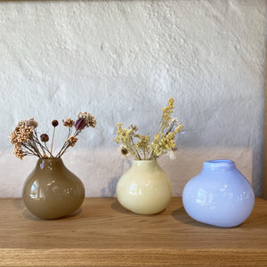 Bird vase, light blue