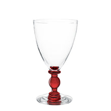 Mundblæst Balu rødvinsglas, rød - designet af Pernille Bülow
