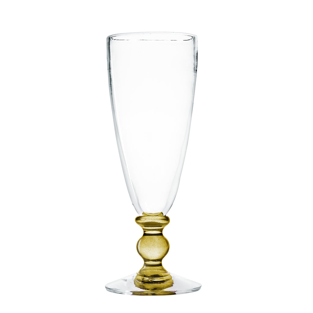 Balu champagne glass, olive