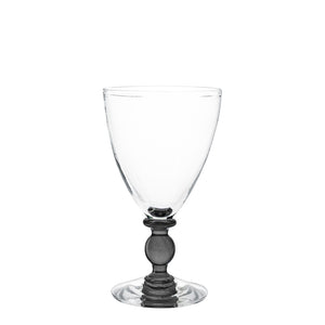 Mundblæst Balu hvidvinsglas, grå - designet af Pernille Bülow