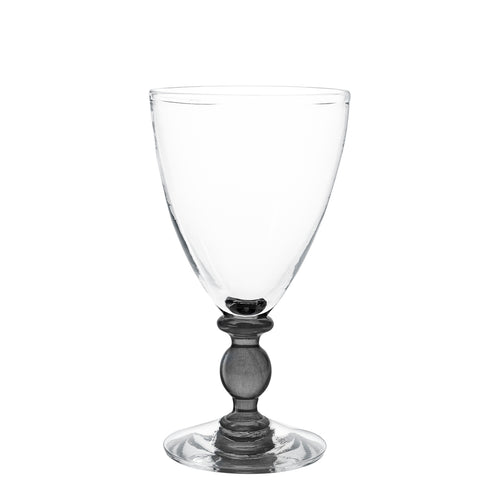 Mundblæst Balu rødvinsglas, grå - designet af Pernille Bülow
