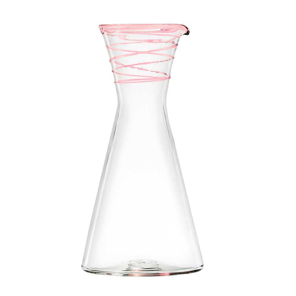 Juice jug, light rose