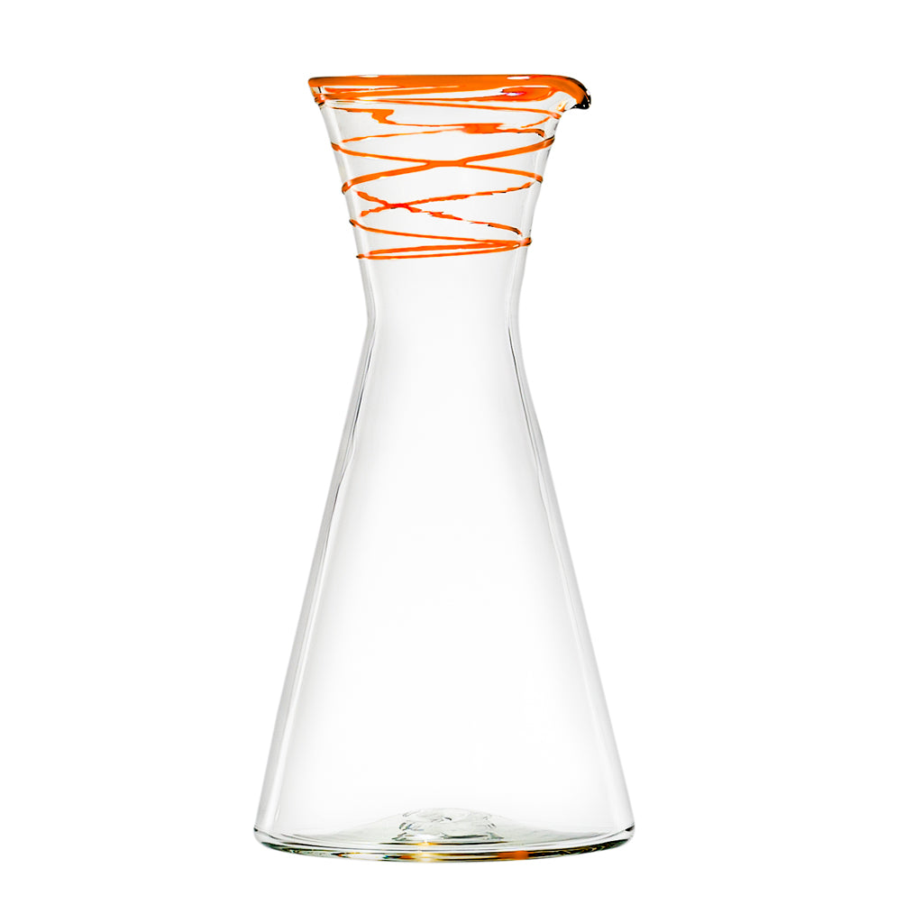 Juice jug, dark orange