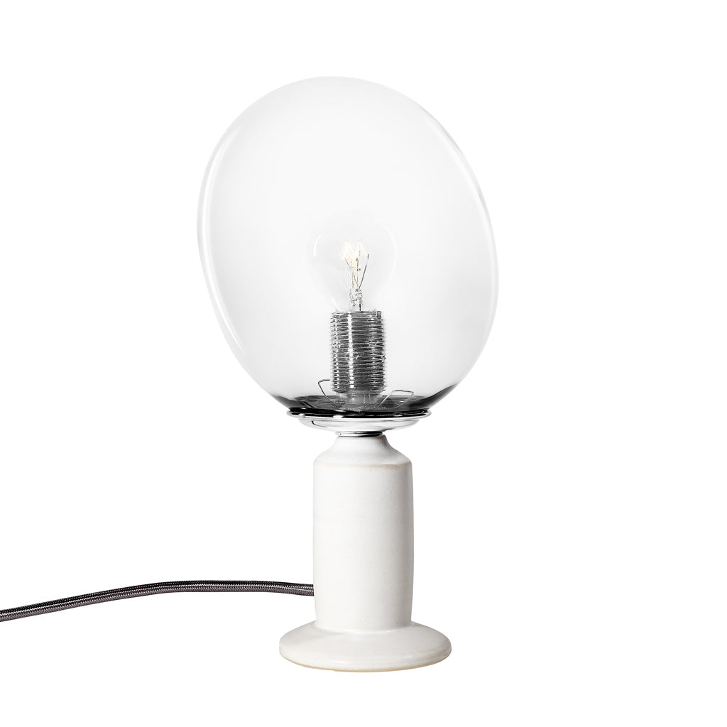 Lille SKY keramiklampe, hvid - design Pernille Bülow og Ejnar Paulsen