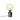 Medium SKY keramiklampe, sort - design Pernille Bülow og Ejnar Paulsen