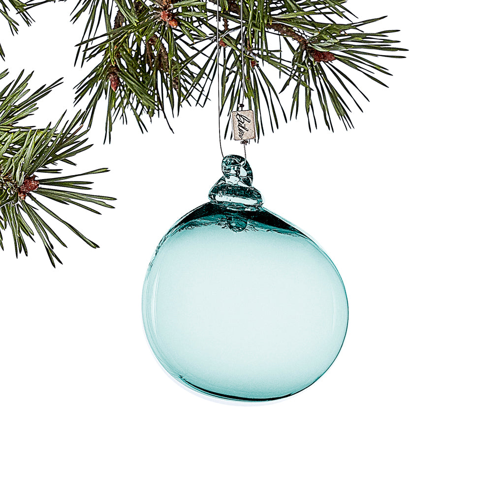 Håndlavet SKY juleophæng, grøn - julepynt i glas fra Pernille Bülow