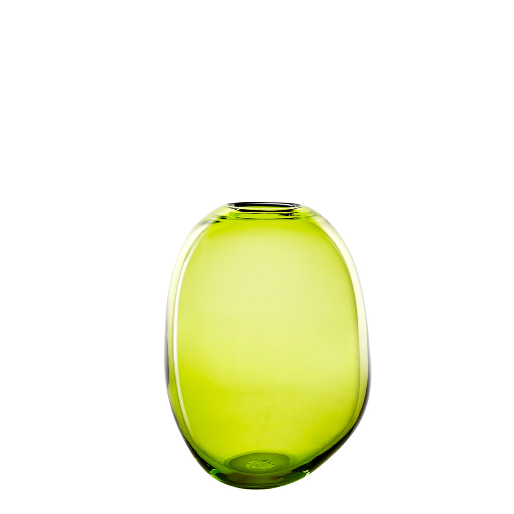 SKY vase lille, gul - designet af Pernille Bülow og håndlavet på Bornholm