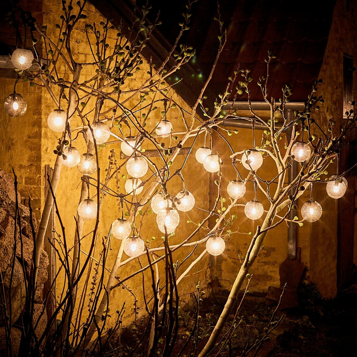 String Lights Upcycle Unique ReUse string lights from recycled glass - designed by Pernille ...