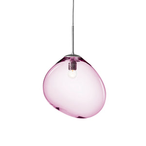 Mundblæst SKY glaslampe, pink mega - designet af Pernille Bülow