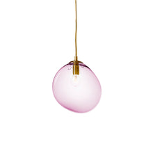 Mundblæst SKY glaslampe, pink - designet af Pernille Bülow