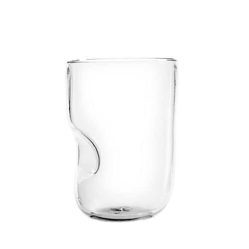 Mundblæst fingerglas, klar - design af Pernille Bülow, håndlavet på Bornholm