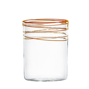 Milk glass, dark orange