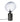 Large SKY keramiklampe, sort - design Pernille Bülow og Ejnar Paulsen