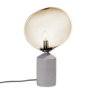 Large SKY ceramic lamp, grey